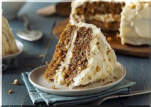 Recipe for a vegan carrot cake