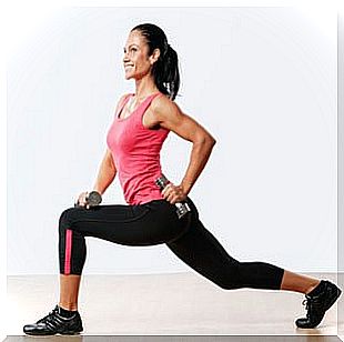 Example of lunges