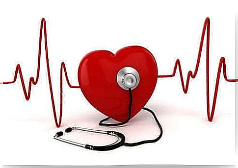 Heart with a stethoscope