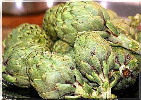 multiple artichokes