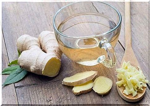 Ginger against gastritis