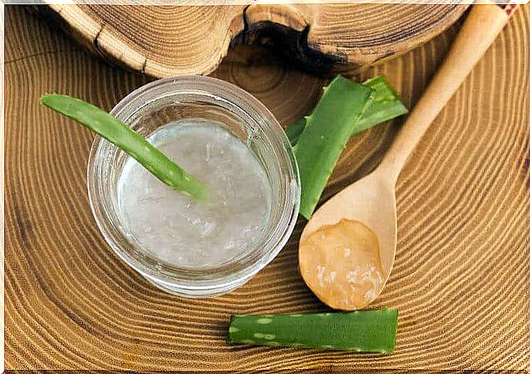 Aloe vera against stretch marks