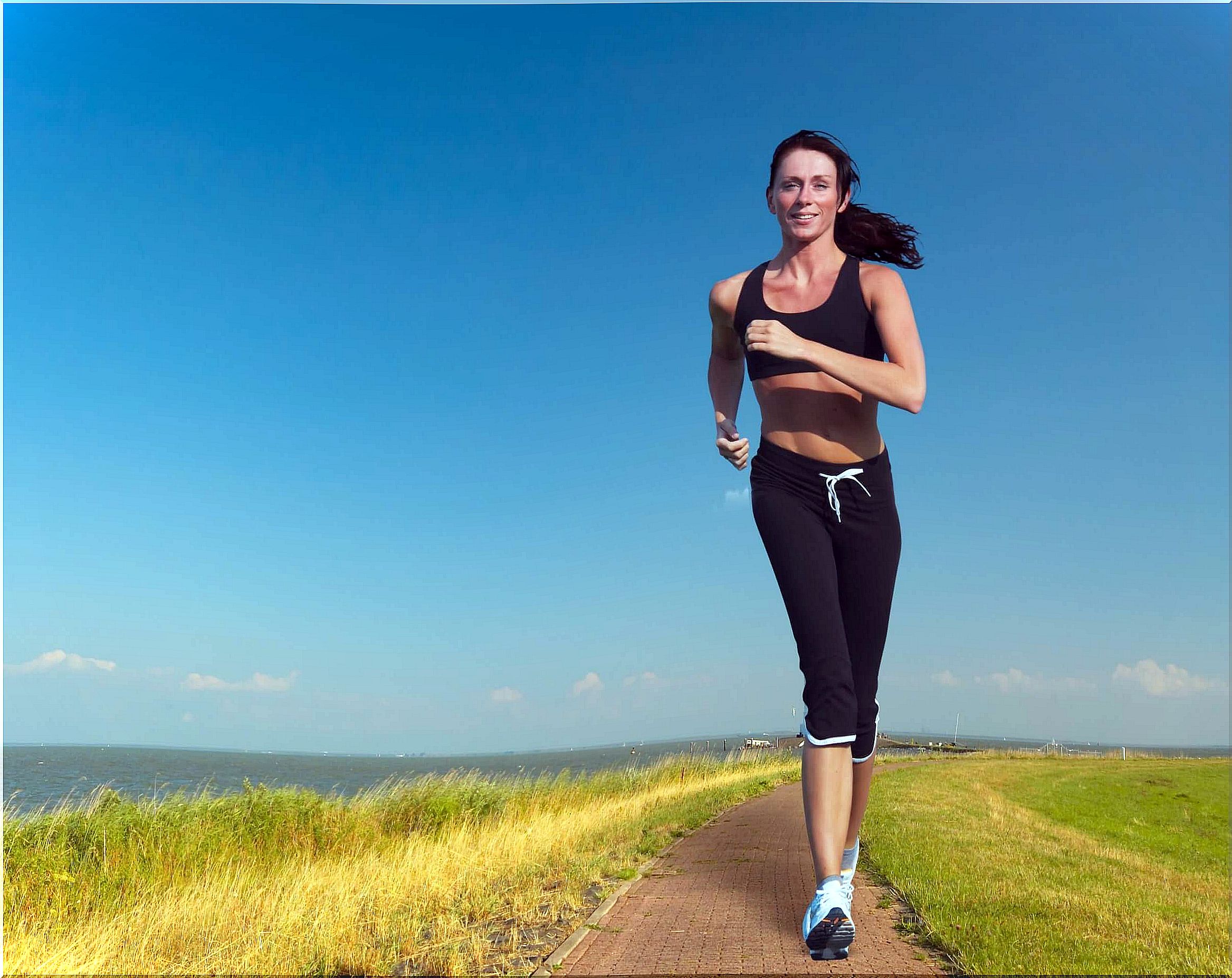 Woman running